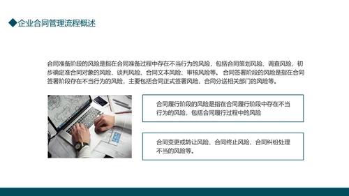 企业合同法律风险管理动态PPT模板