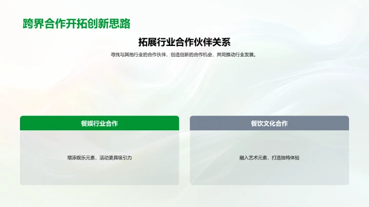 餐饮活动营销PPT模板