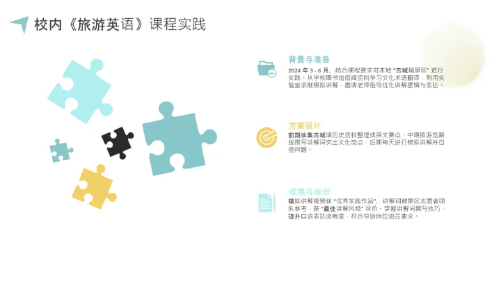 彩色英语专业大学生职业生涯规划发展展示PPT模版