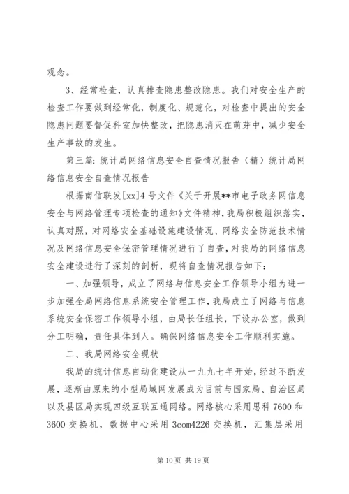 安全自查报告(精).docx