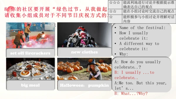 Unit 4 Time to celebrate Understanding ideas（教学课件）