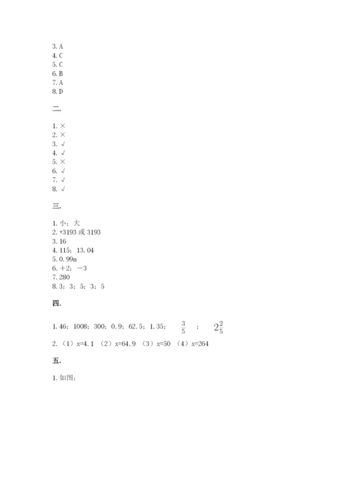 浙教版数学小升初模拟试卷含答案（突破训练）.docx