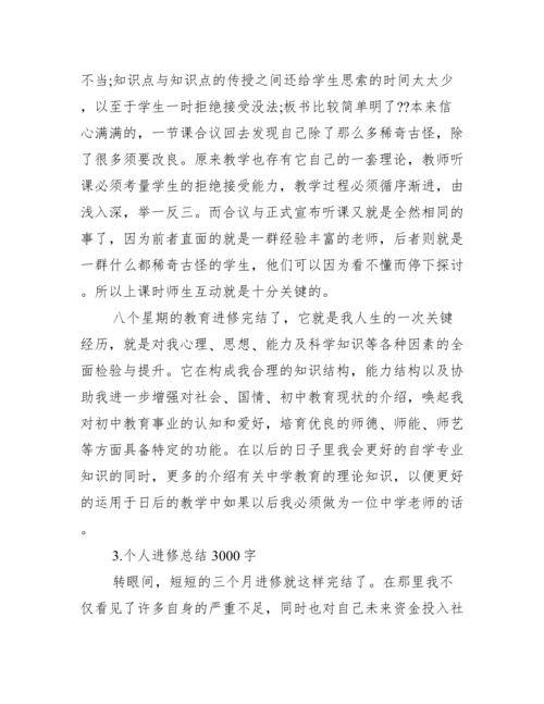 个人实习总结3000字（10篇）.docx