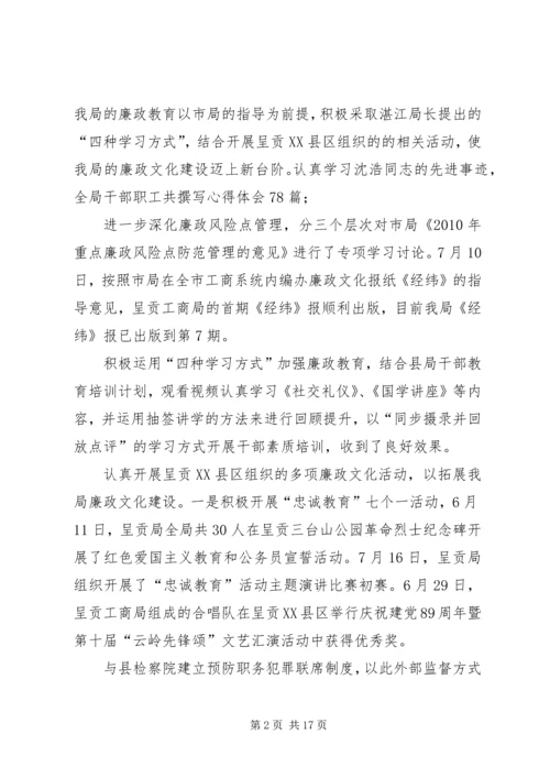我局召开党风廉政及作风效能建设推进会[推荐].docx