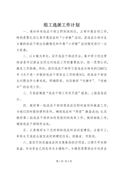 组工选派工作计划.docx