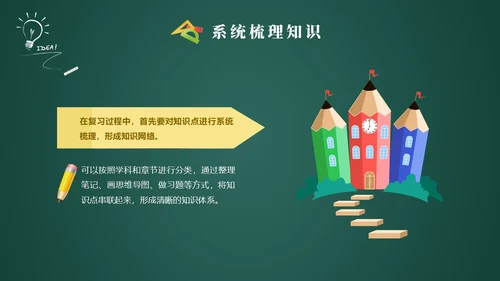 黑板风初三毕业班期中家长会家长PPT