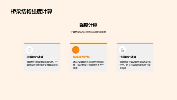 桥梁设计教学PPT模板