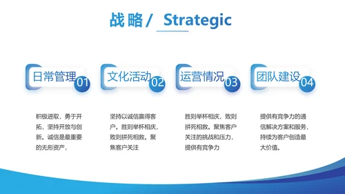 蓝色大气企业校园招聘动态PPT模板