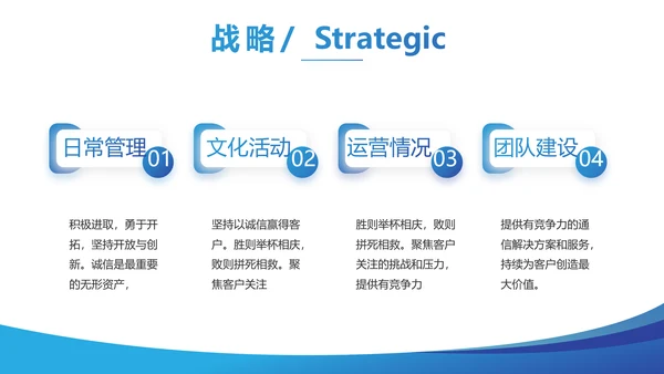 蓝色大气企业校园招聘动态PPT模板
