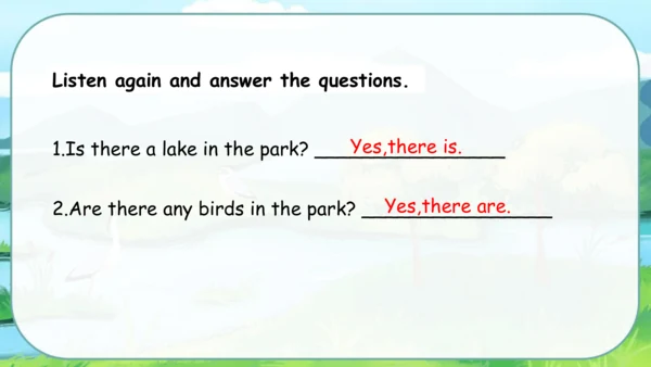 Unit 6 In a nature park Part C story time 课件(共40张P