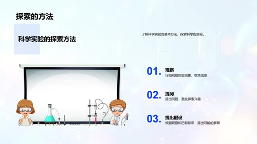 科学实验探索课PPT模板