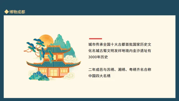 巴适成都旅游成都文旅通用PPT模板