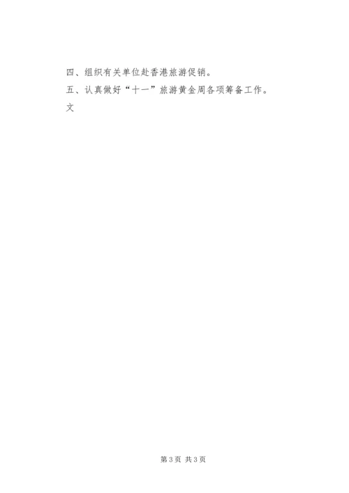 市旅游局上半年工作总结和下半年工作计划_1.docx