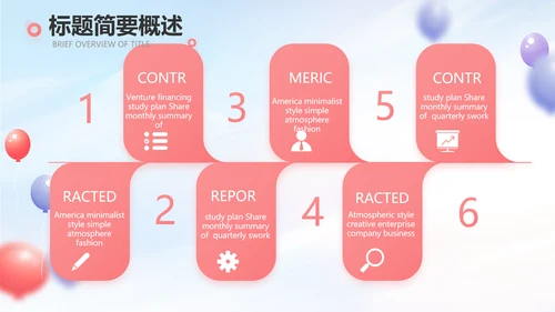 蓝色气球毕业典礼通用动态PPT
