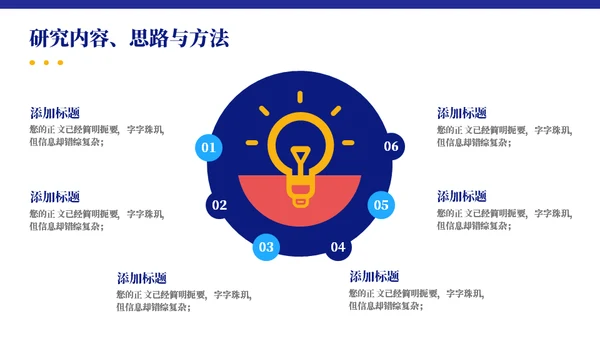 几何风毕业论文答辩通用PPT模板