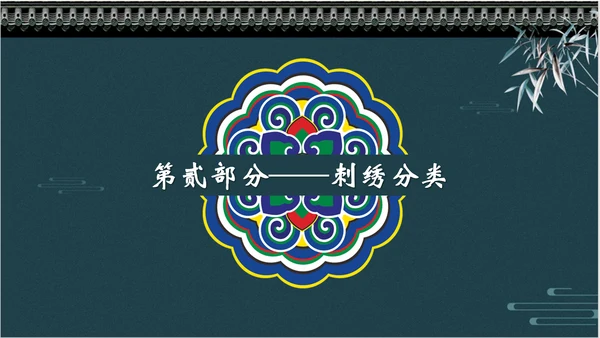 中国风传统刺绣文化介绍PPT课件