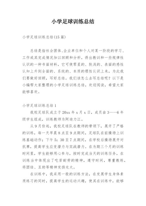 小学足球训练总结_2.docx