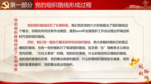 贯彻落实新时代党组织路线PPT党课课件
