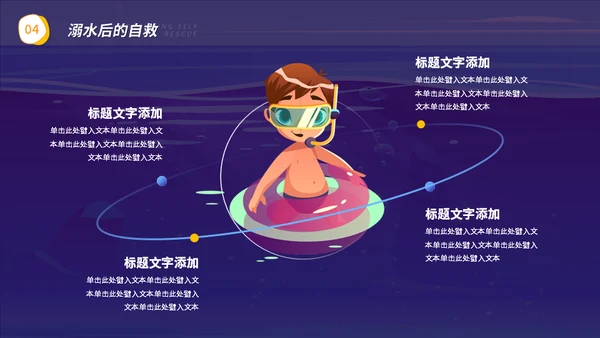 游泳潜水安全注意事项通用PPT模板