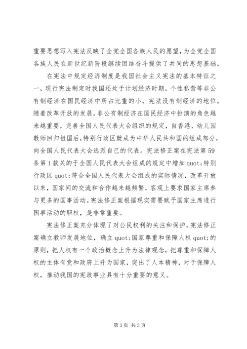 学习宪法心得体会优秀范文.docx