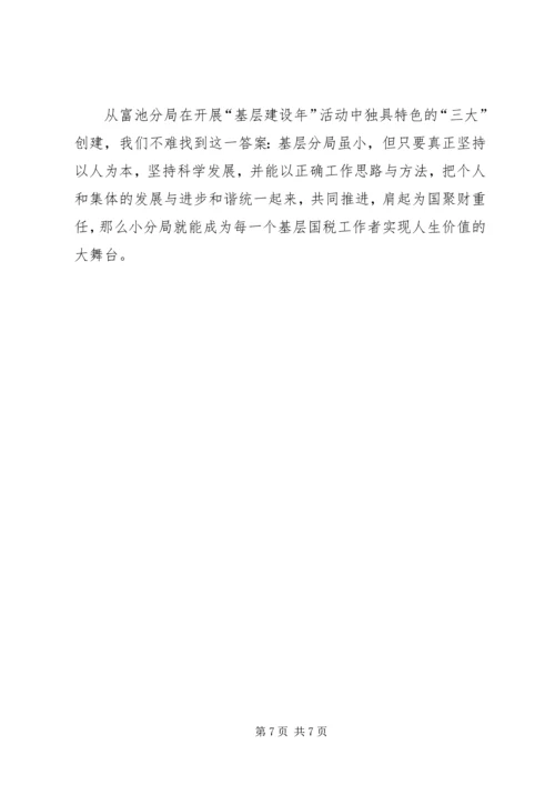 国税开展建设年活动体会.docx