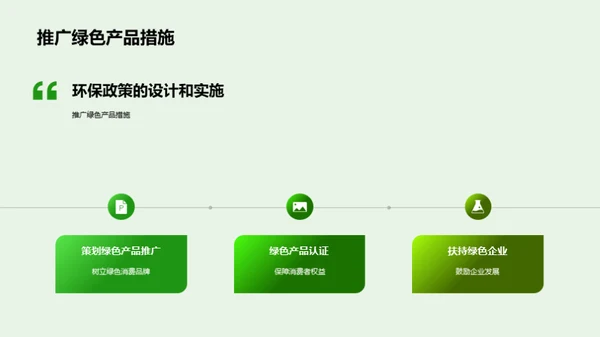 推动绿色消费新纪元