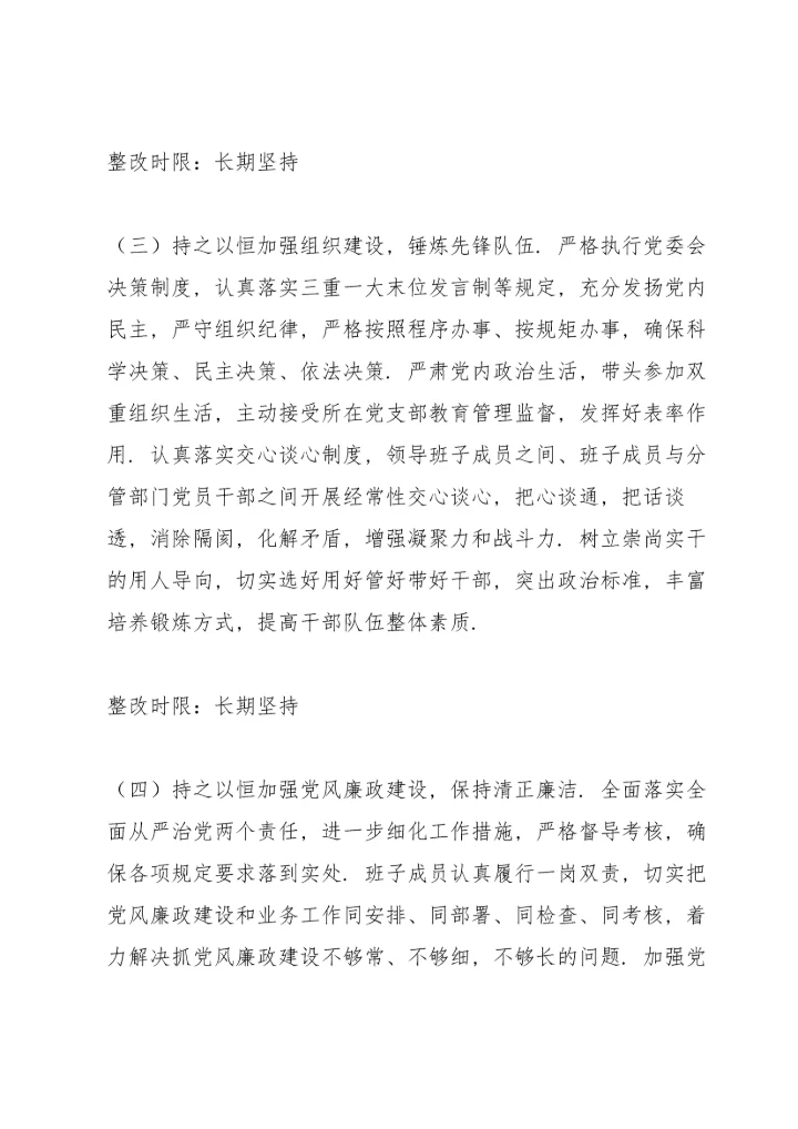 民主生活会班子问题清单及整改措施3篇.docx