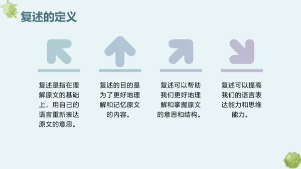 第五单元 口语交际 复述与转述 课件