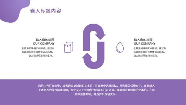 紫色年终工作业绩总结汇报通用PPT模板