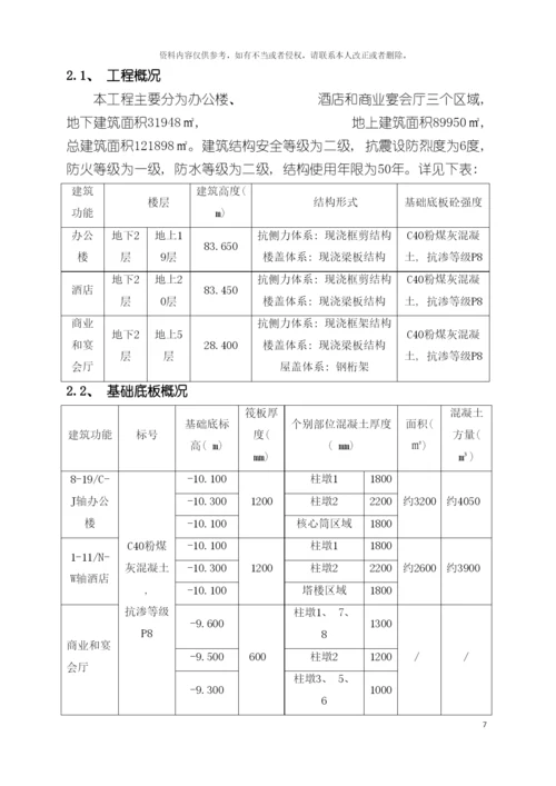 大体积混凝土施工方案最新模板.docx