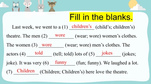 Module9 Unit 1 We laughed a lot.课件(共39张PPT)