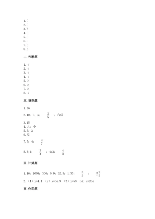 六年级下册数学期末测试卷及参考答案（黄金题型）.docx