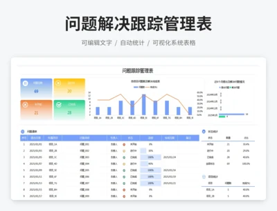 问题解决跟踪管理表