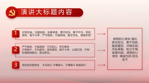 红色党建党支部工作总结PPT党课