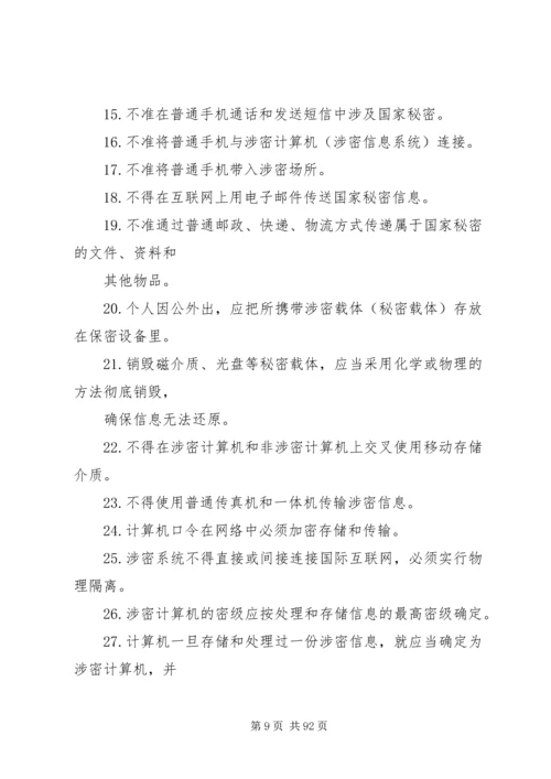 保密基本知识学习.docx