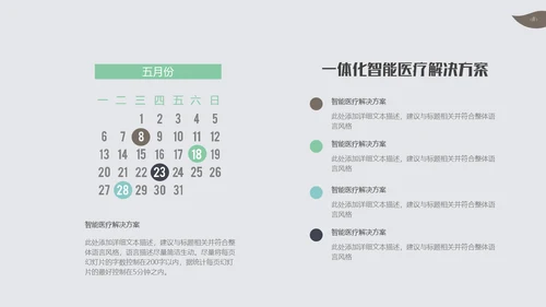 智能医疗医学解决方案通用PPT模板