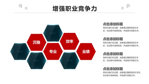 红色简约大气企业员工入职培训PPT模板