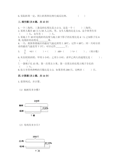 天水市小升初数学测试卷附答案.docx