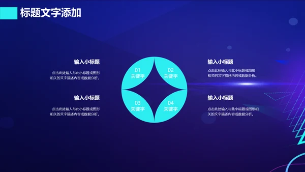 渐变科幻人工智能科技宣传报告PPT模板