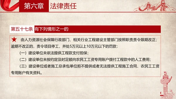 保障农民工工资支付条例全文解读PPT模板