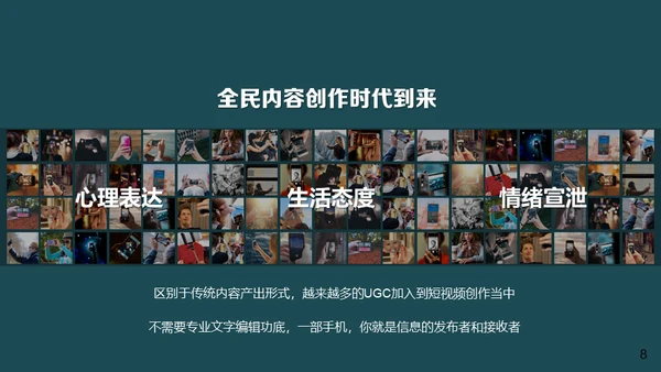 抖音短视频直播推广通用PPT模板