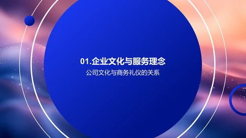 服务礼仪在企业中的应用PPT模板