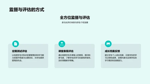 初一学习导航报告PPT模板