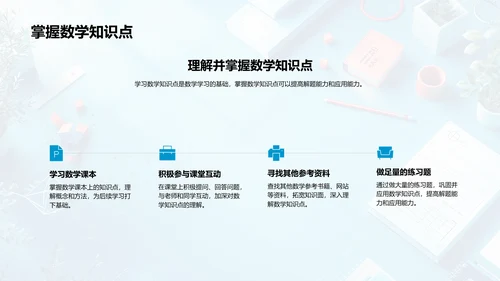 提升数学学习效果PPT模板