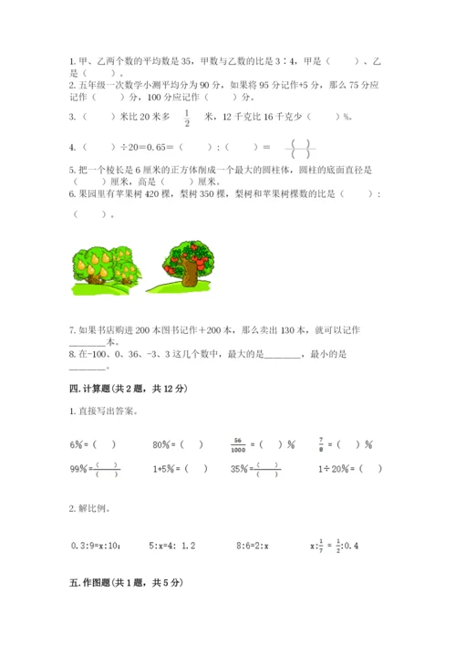 侯马市六年级下册数学期末测试卷完整版.docx