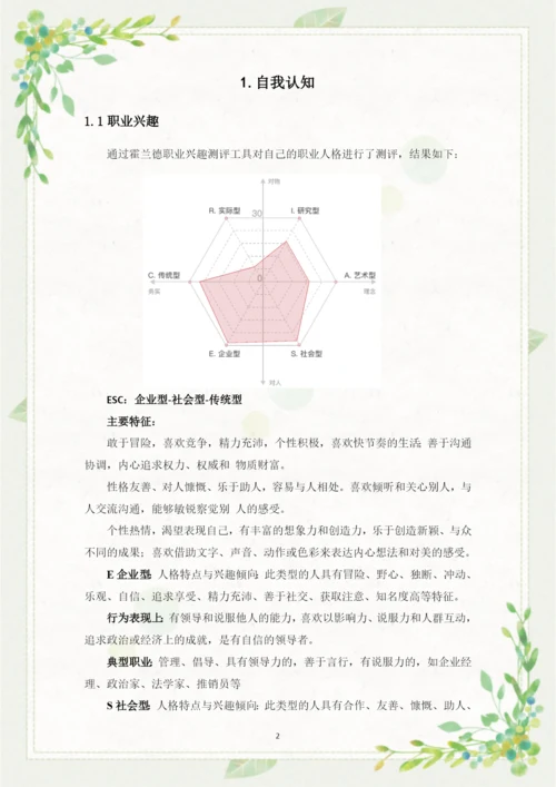 14页6200字人力资源管理专业职业生涯规划.docx