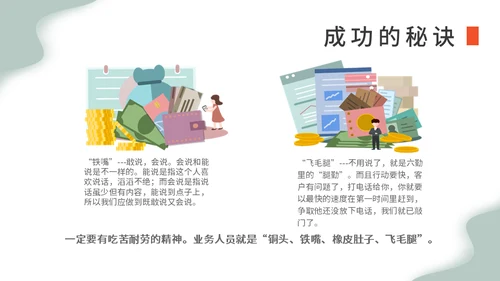 金融行业销售早会运营通用PPT模板