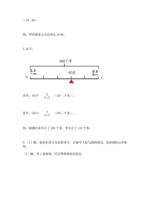 人教版六年级上册数学 期中测试卷【学生专用】.docx