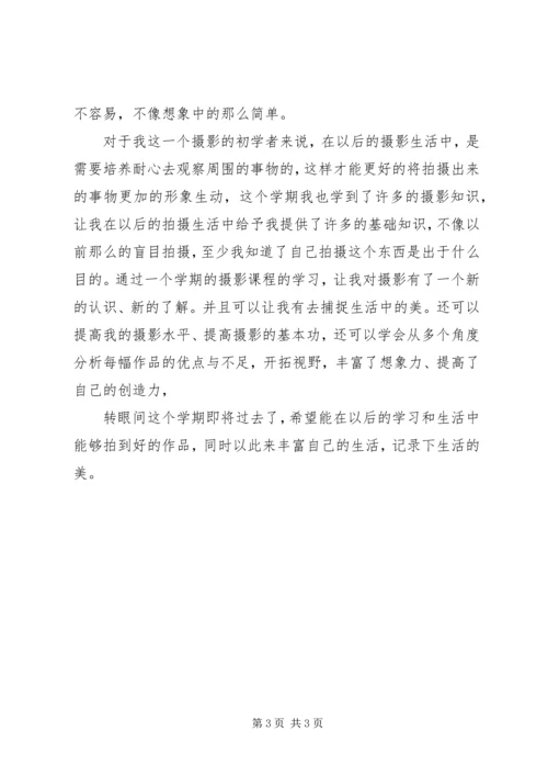 摄影艺术与技法学习体会 (4).docx