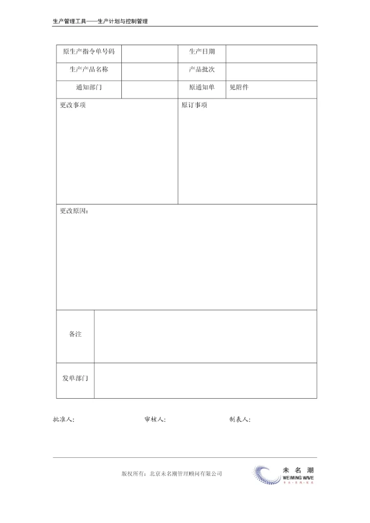 生产计划变更通知单.docx
